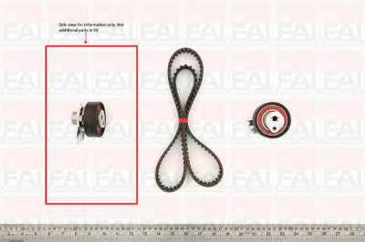 FAI AUTOPARTS tbk120 -  Комплект ремня ГРМ